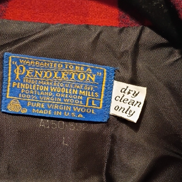 Pendleton Red and Black Plaid Jacket - Picture 2 of 7